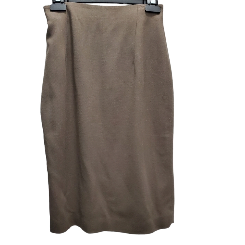 NWT Burberrys Vintage Ash Pencil Skirt (4)